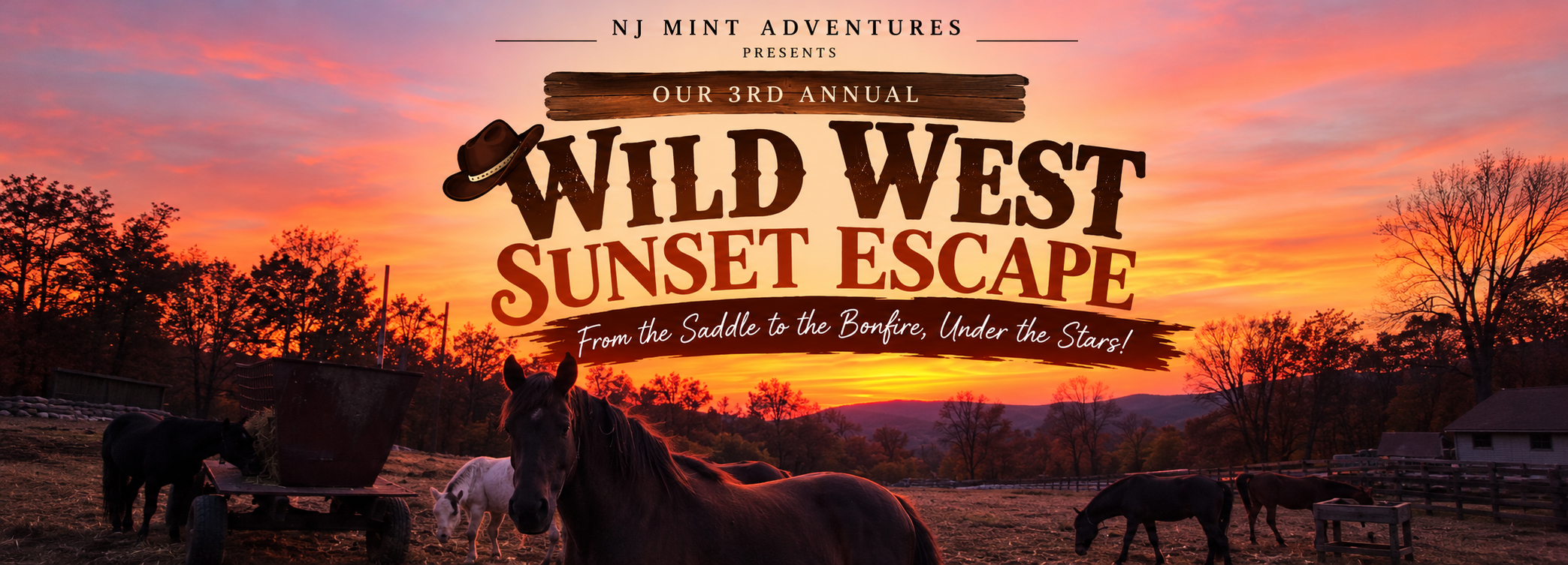 WILD WEST SUNSET ESCAPE From the Saddle to the Bonfire, Under the Stars