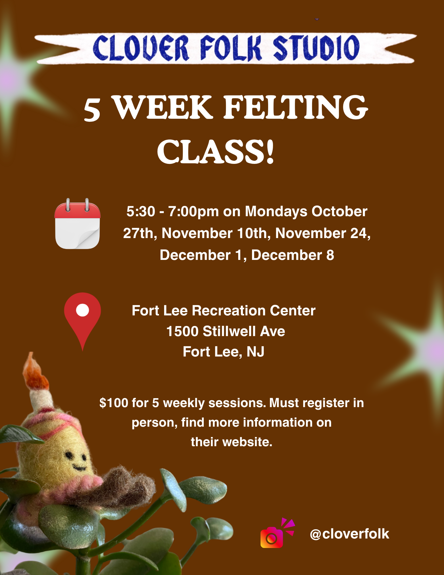 Fall Needle Felting Series