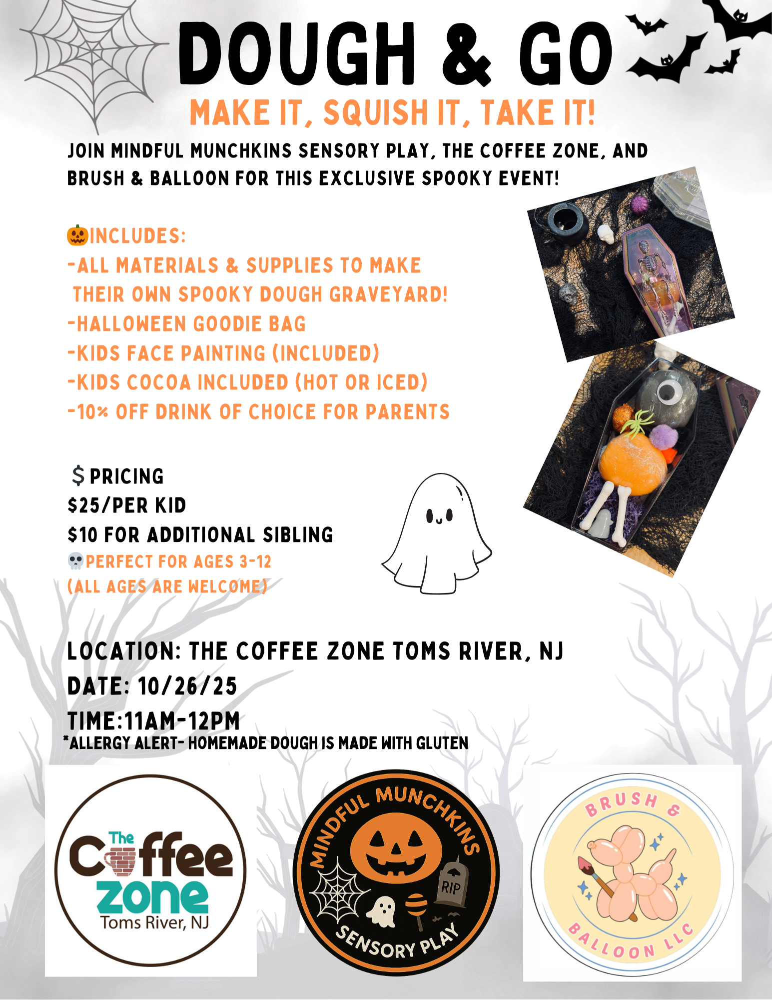 Spooky Dough & Go @ The Coffee Zone