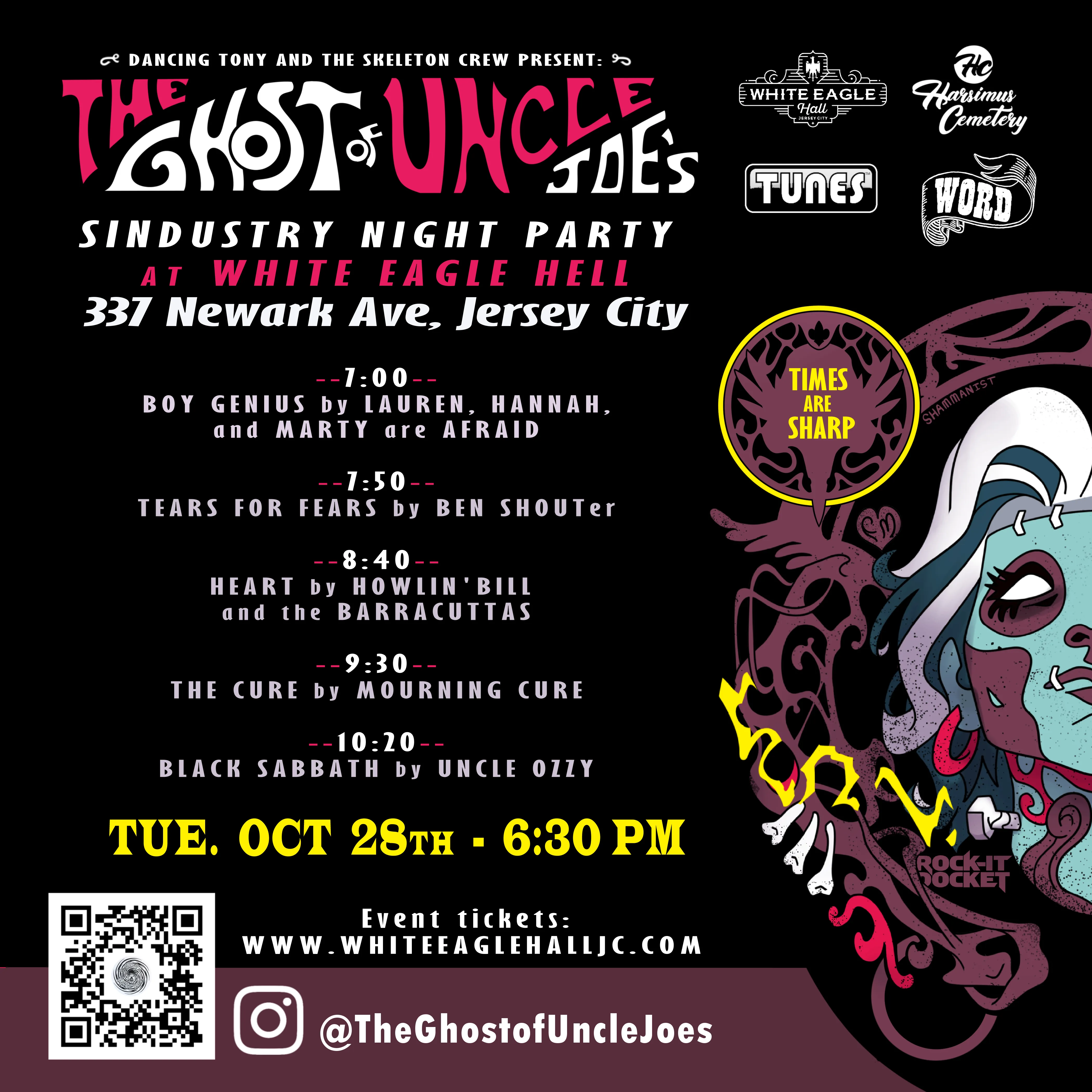 Ghost of Uncle Joe's : SINdustry Night at White Eagle