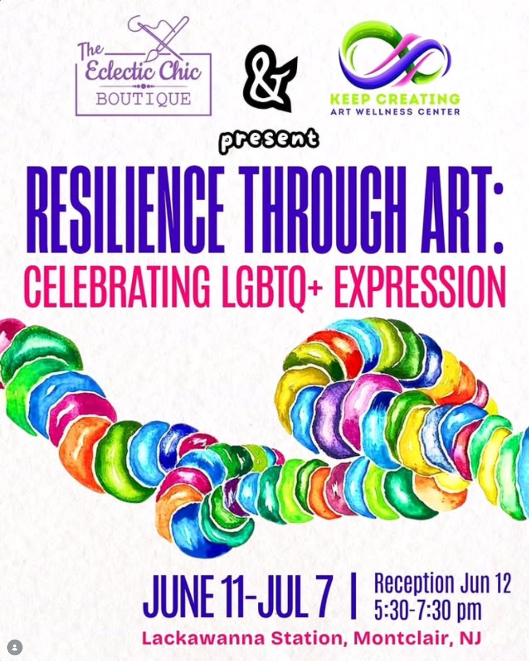 Resilience Through Art: Celebrating LGBTQ+ Expression - Art Exhibition and Opening Reception