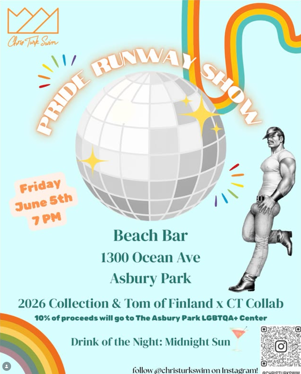Chris Turke Swim - Fashion Show Featuring 2026 Collection and Tom of Finland x CT Collaboration