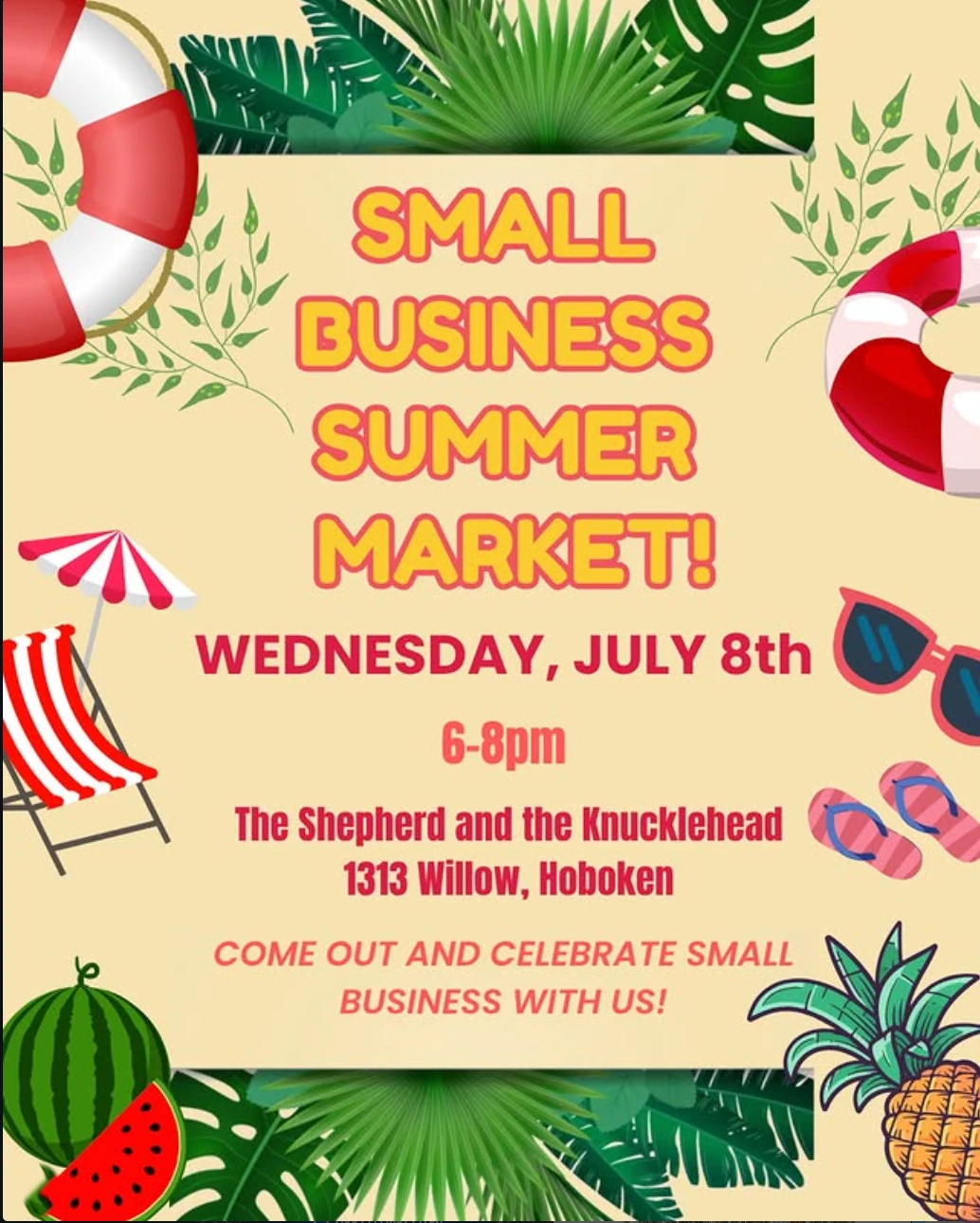 SMALL BUSINESS SUMMER MARKET - Pop-Up Market Featuring 13 Small Businesses