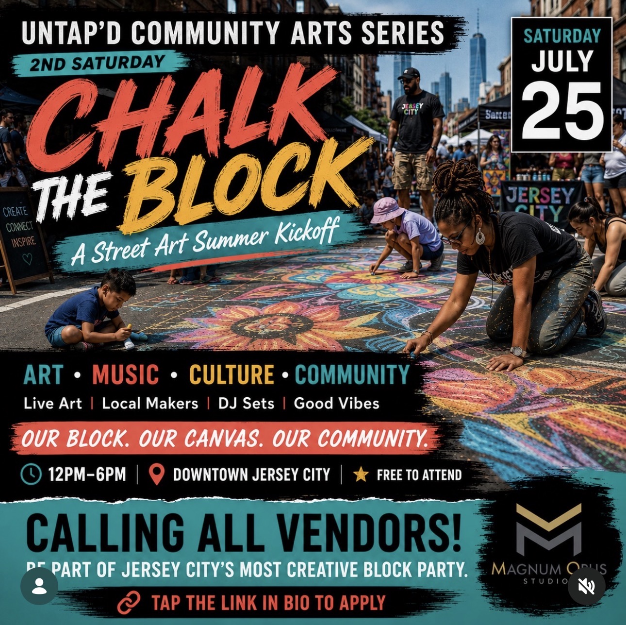 A Street Art Summer Kickoff - Community Art and Music Event