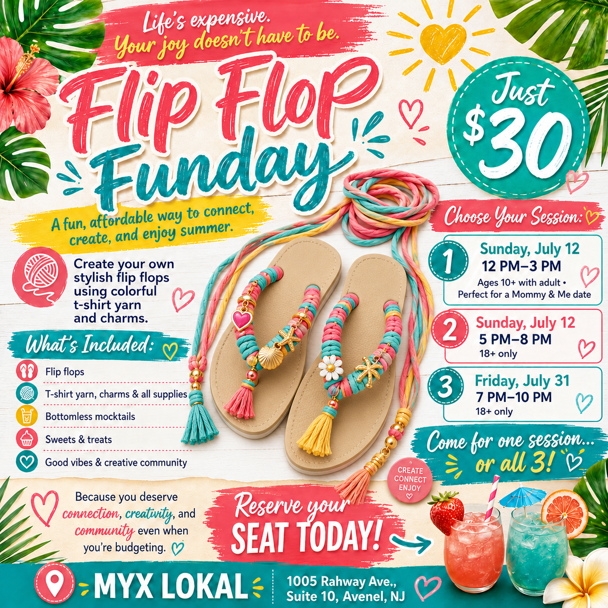 Flip Flop Funday at Myx Lokal