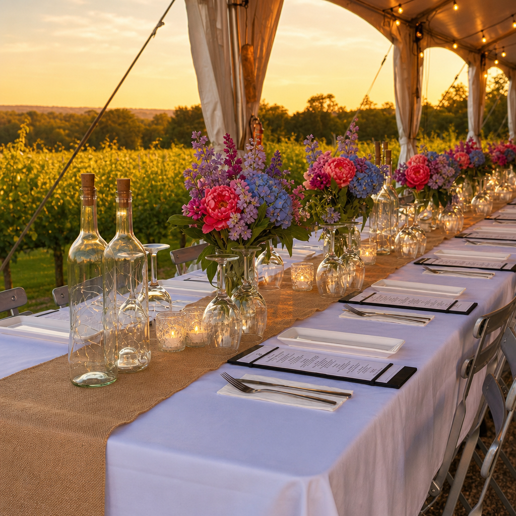 Wine Pairing Dinners in the Vines at Old York Cellars Winery🌿