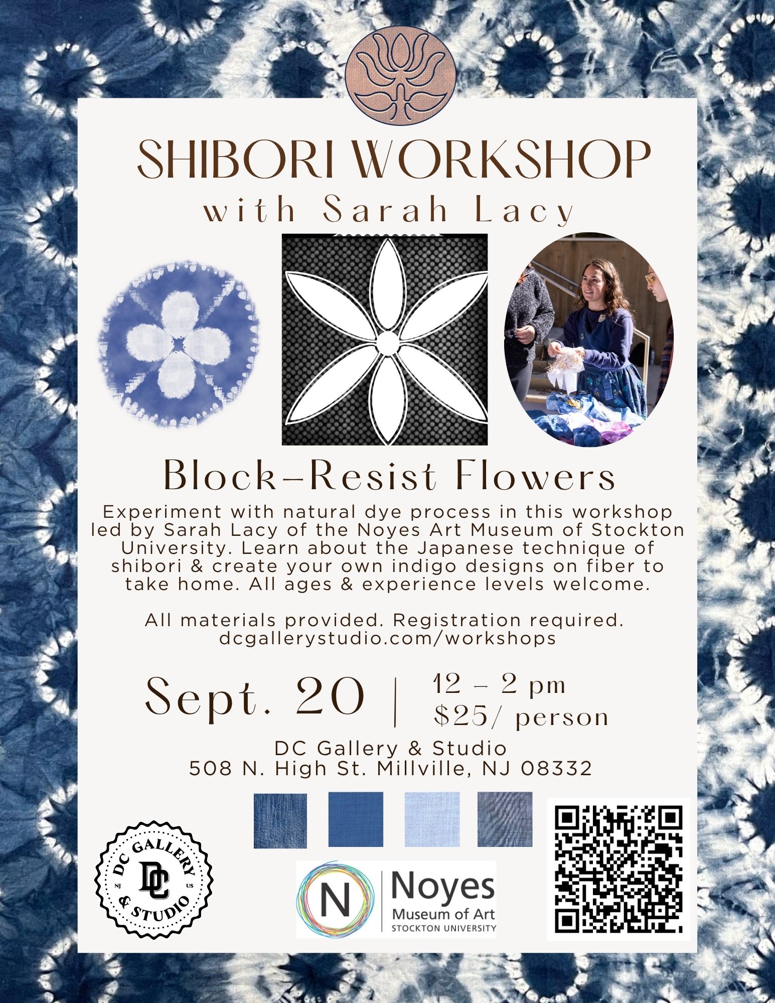 The Art of Shibori: indigo & Resist Dyeing Workshop