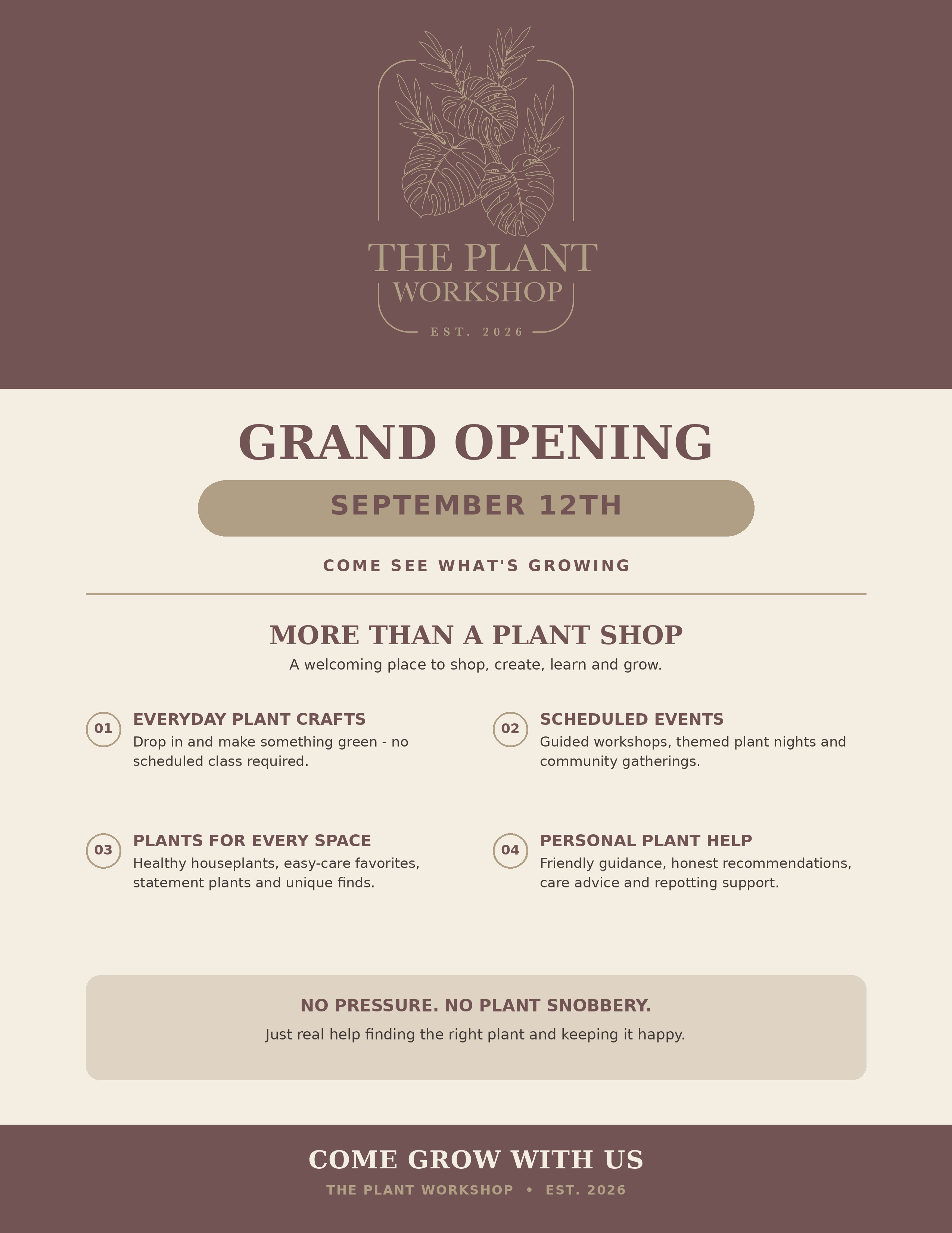 The Plant Workshop's Grand Opening !
