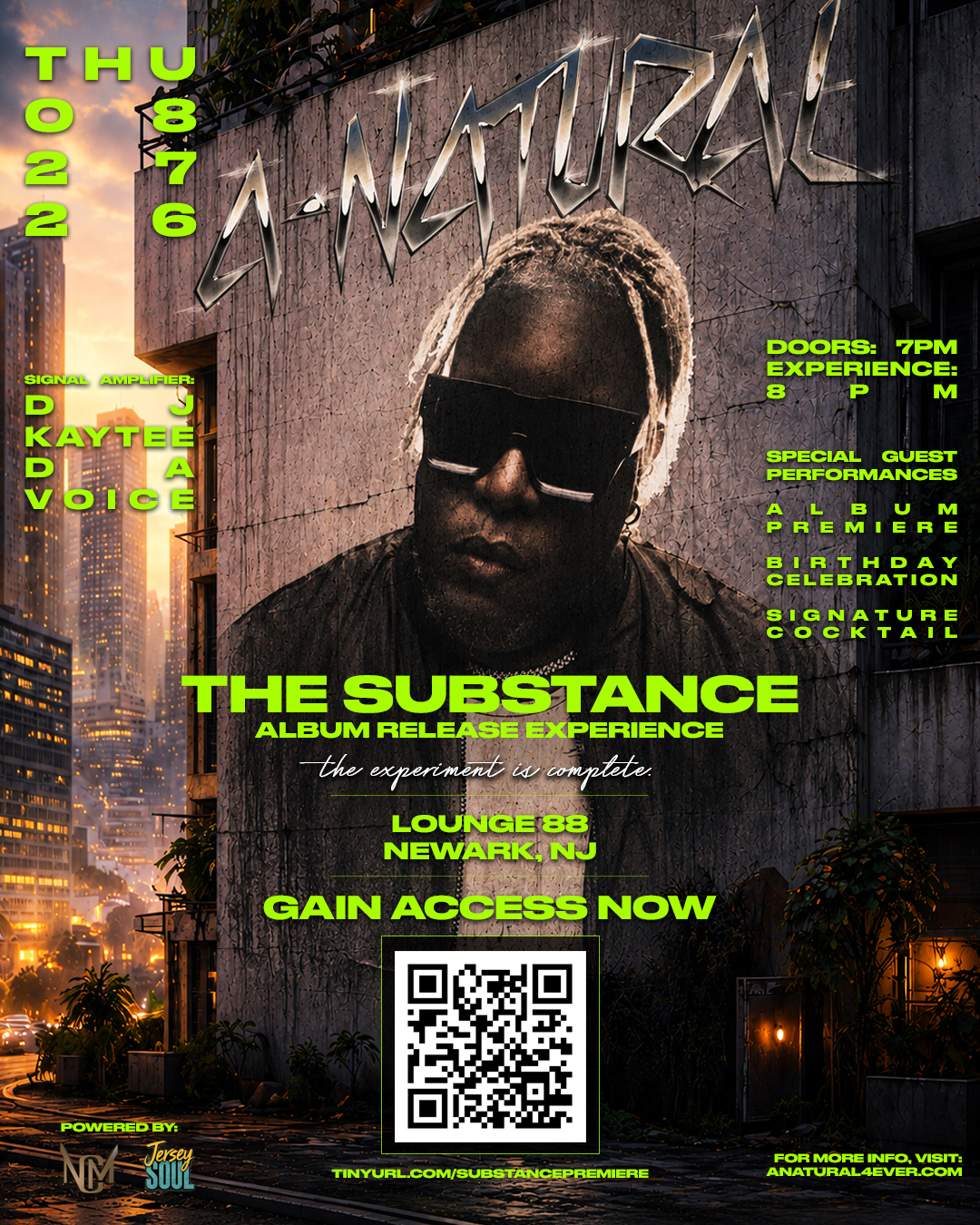 A-natural -- THE SUBSTANCE: Album Release Experience
