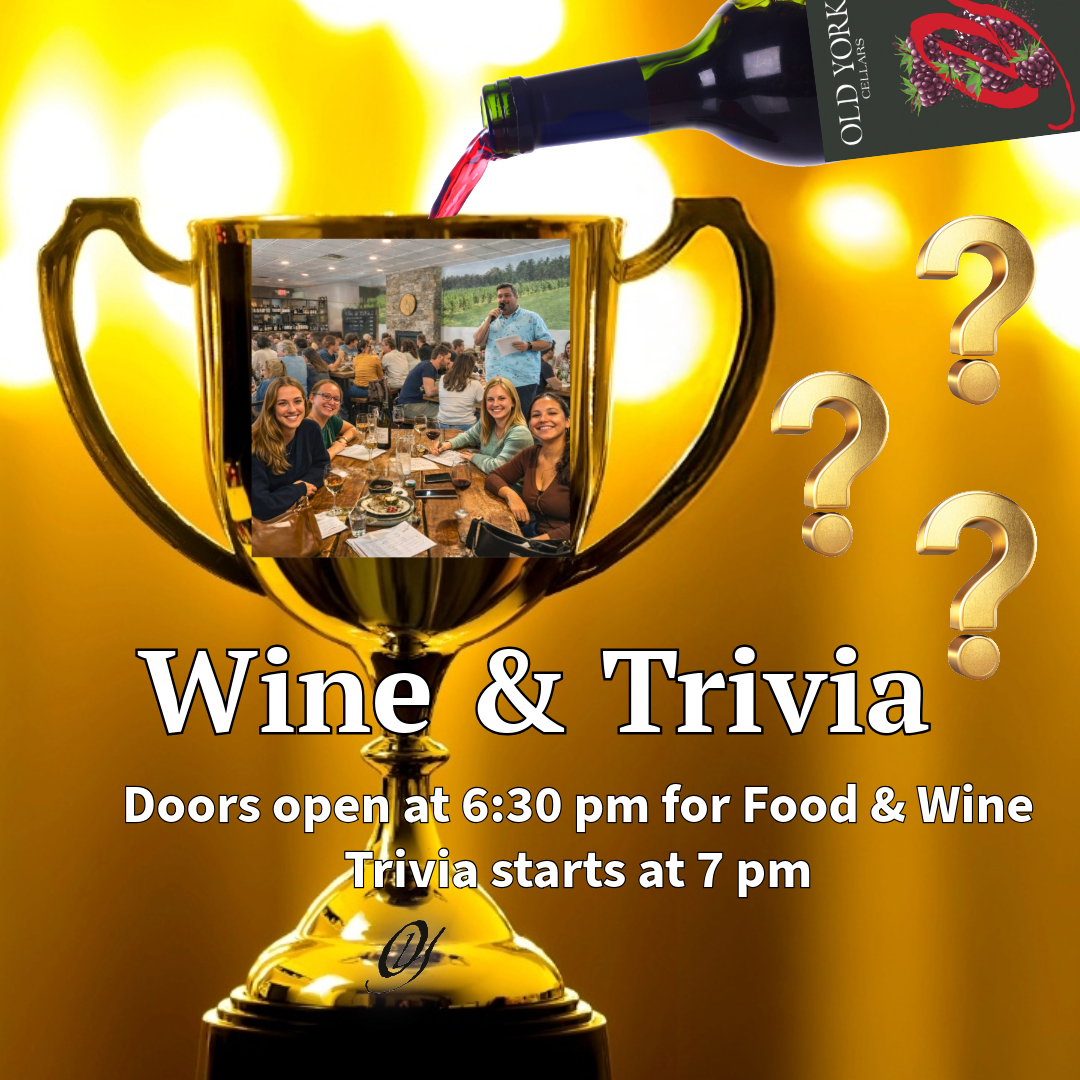 Wine & Trivia Thursdays at Old York Cellars 🍷🏆