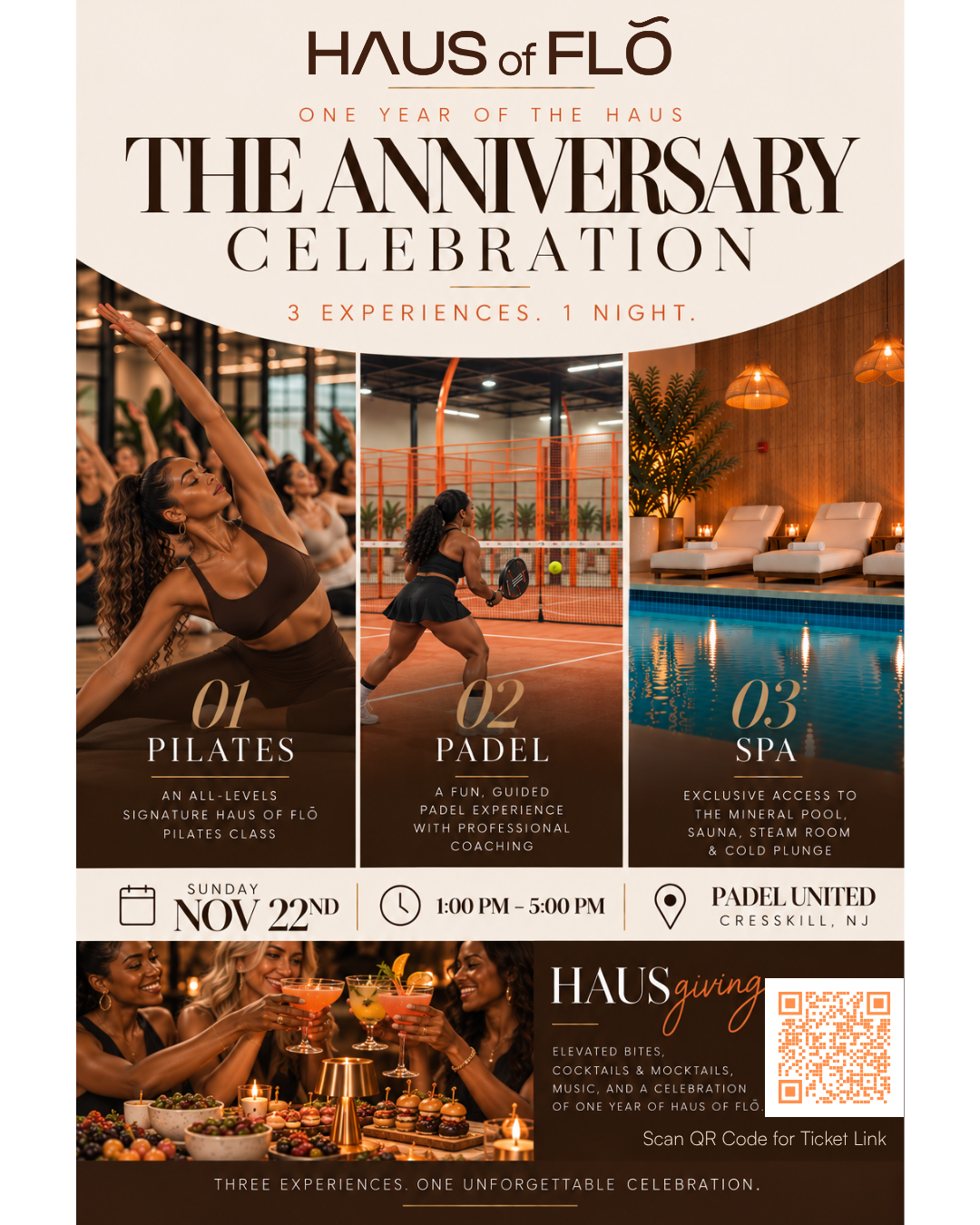 The Anniversary Celebration | Pilates. Padel. Spa