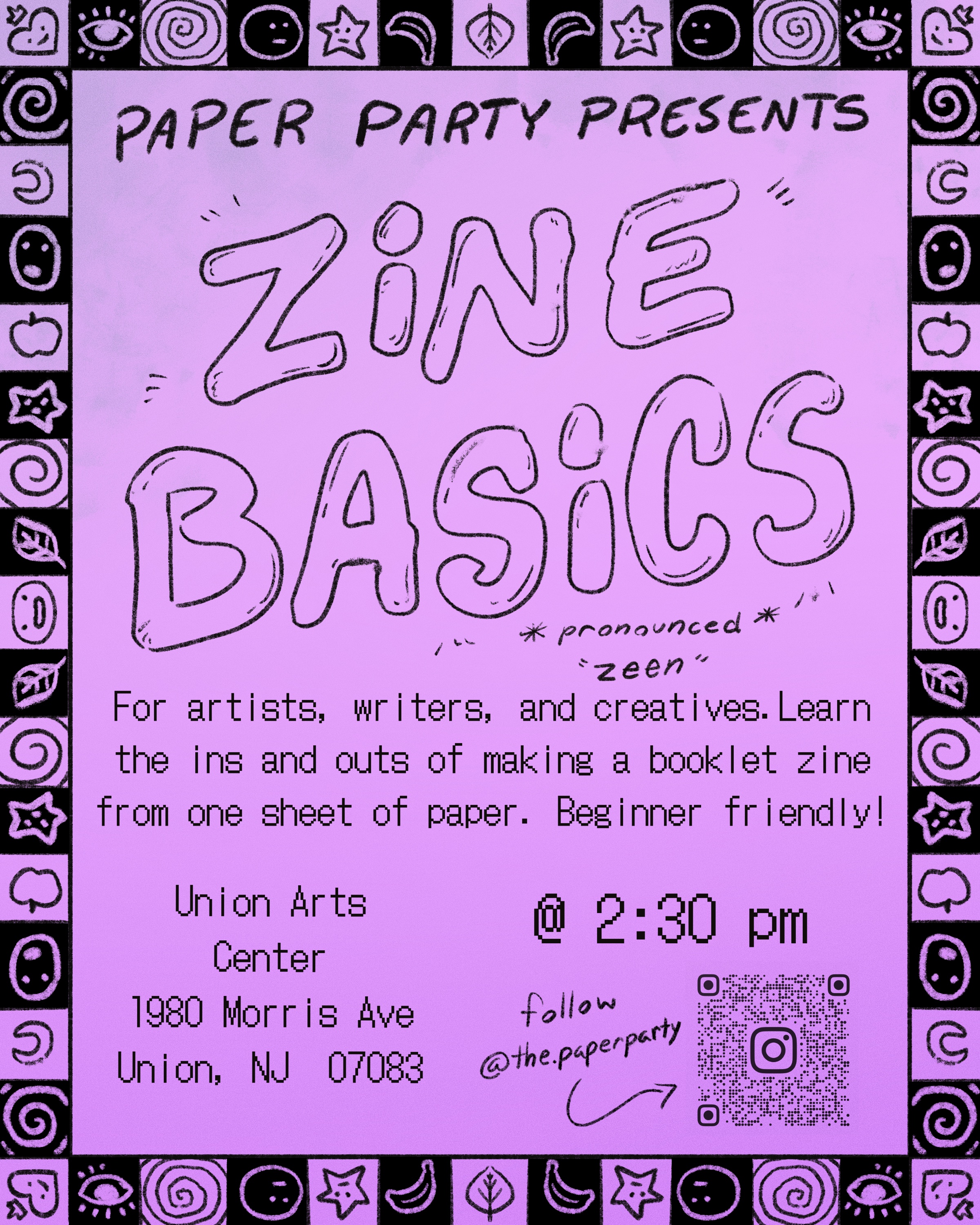 Beginner Zine Workshop in Union