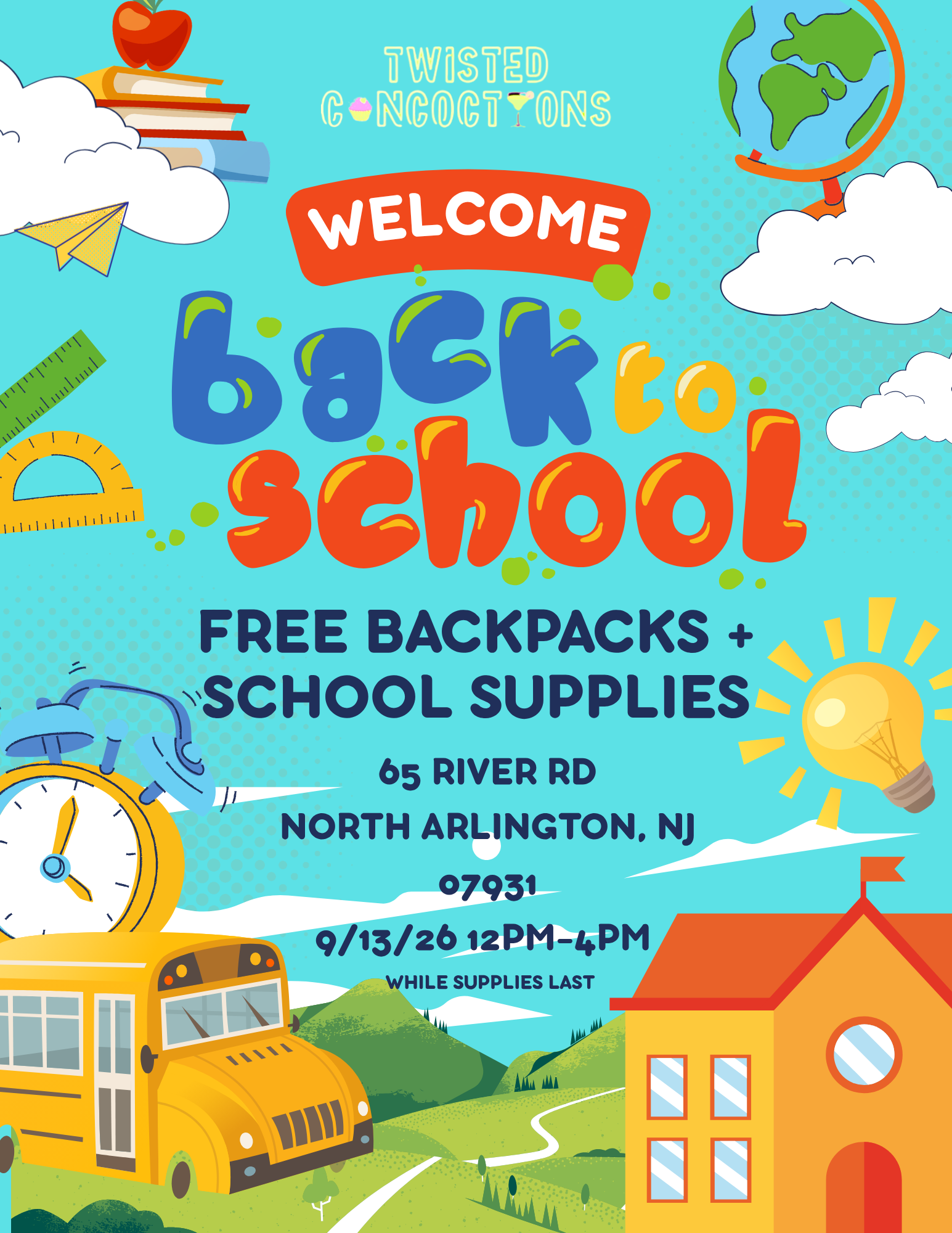 3rd Annual Back to School event in North Arlington