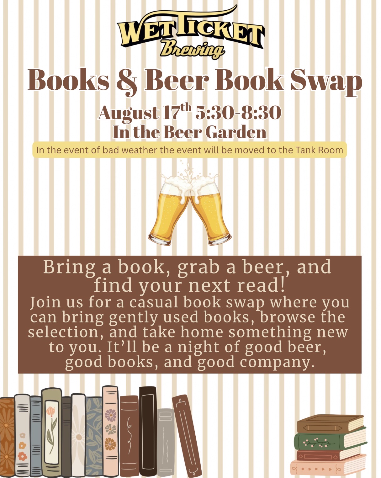 Wet Ticket Brewing Book Swap