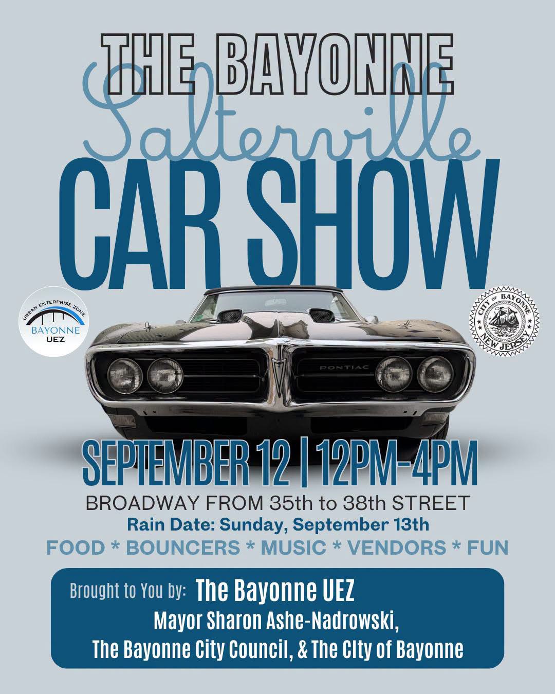 Bayonne UEZ Salterville Car show in Bayonne