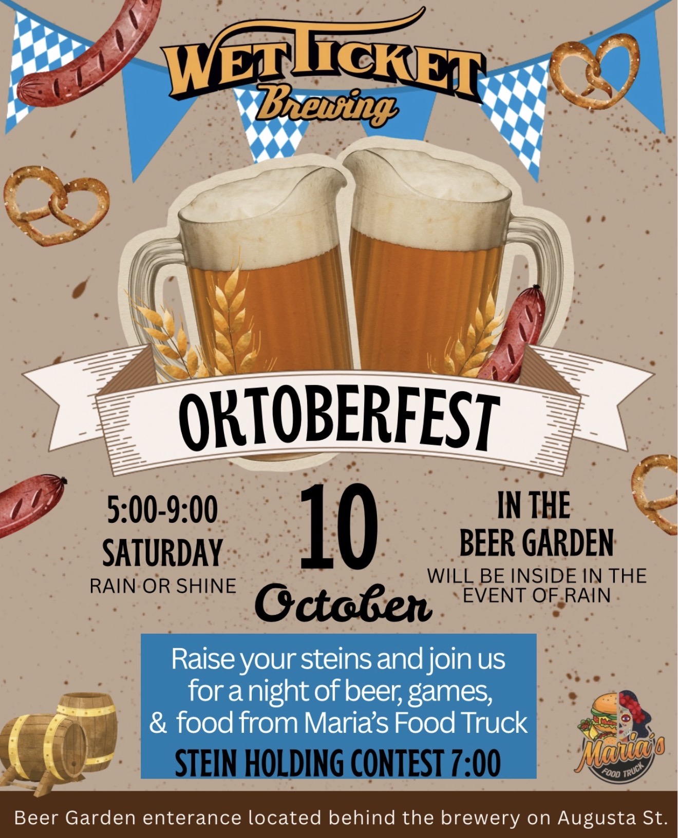 Wet Ticket Brewing Oktoberfest in Union