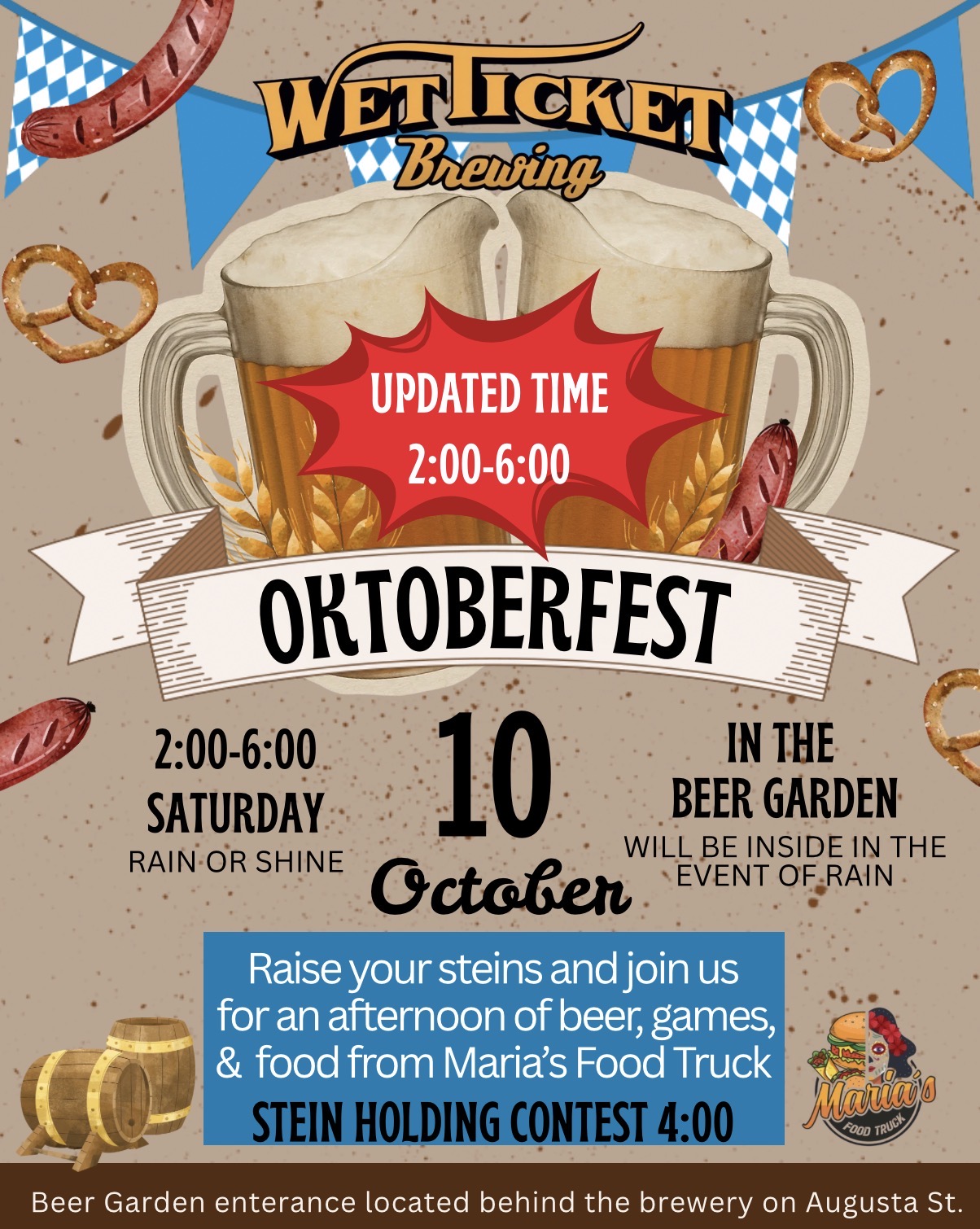 Wet Ticket Brewing Oktoberfest