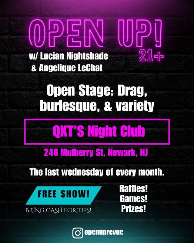 Open Up! Newark: Live Performance Revue in Newark