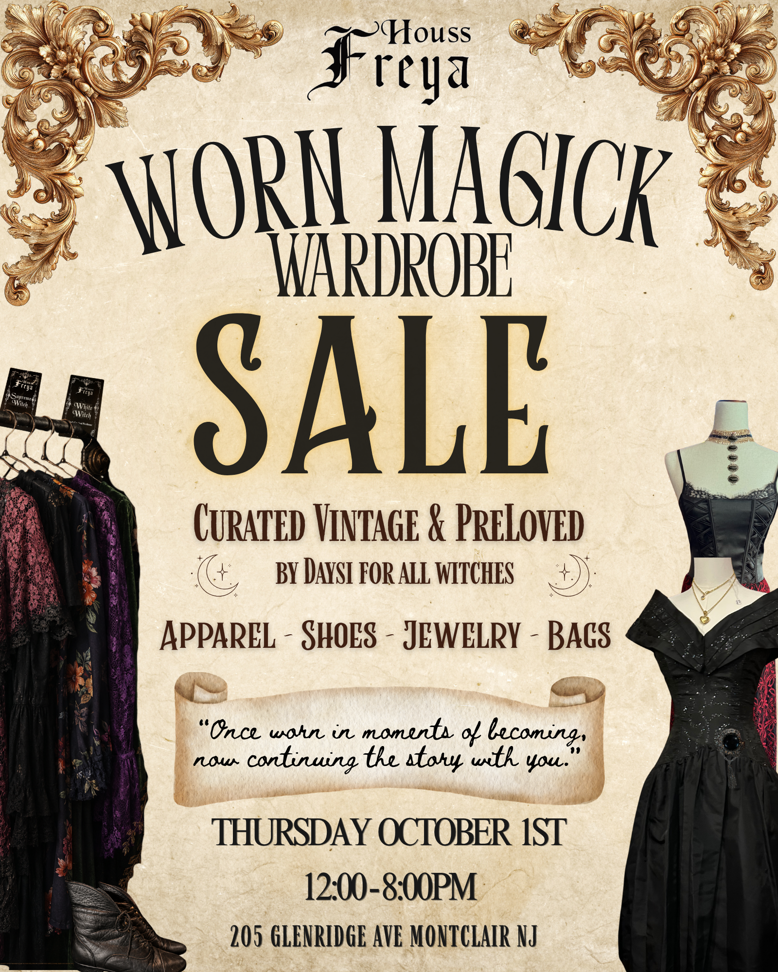 Worn Magick Wardrobe SALE!