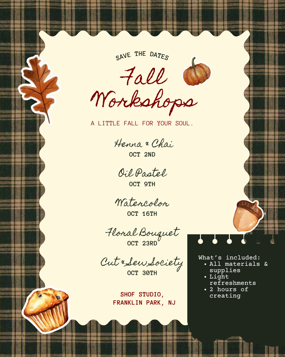 Fall Workshop in Franklin Park