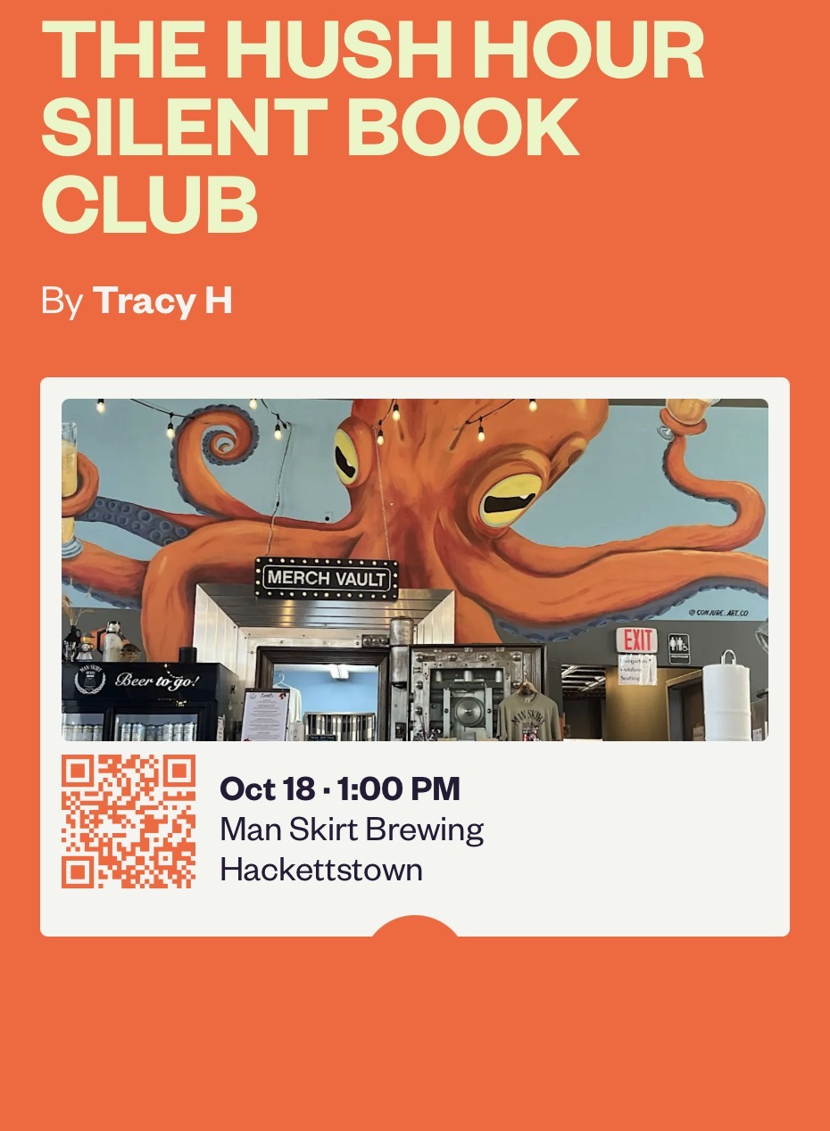 The Hush Hour Silent Book Club - Man Skirt Brewing