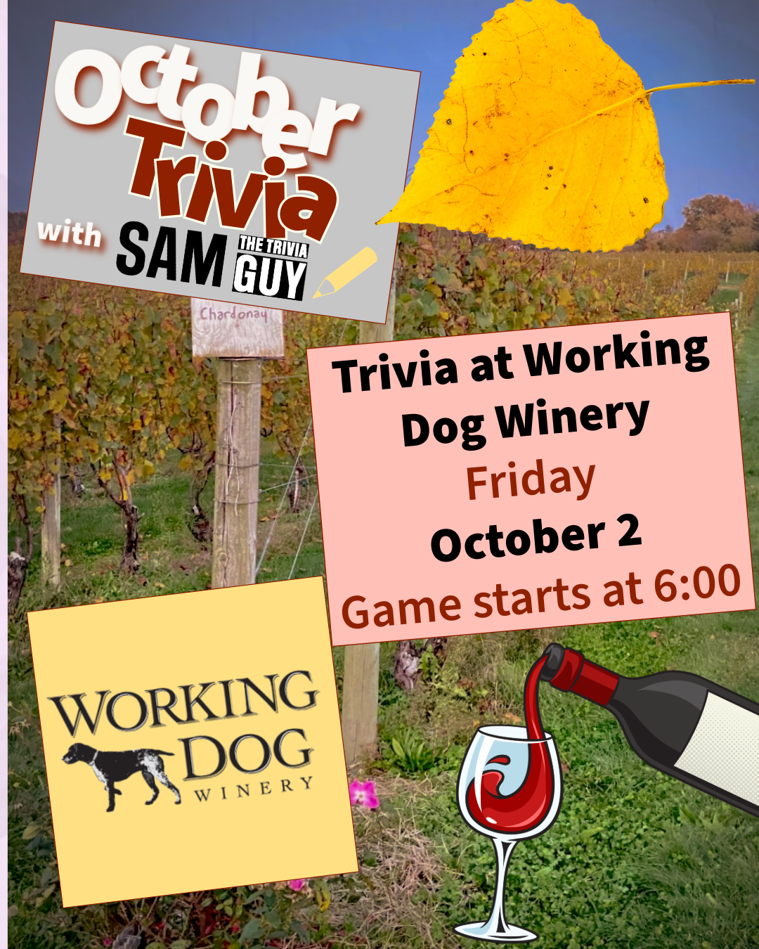 Trivia Night at Working Dog Winery!
