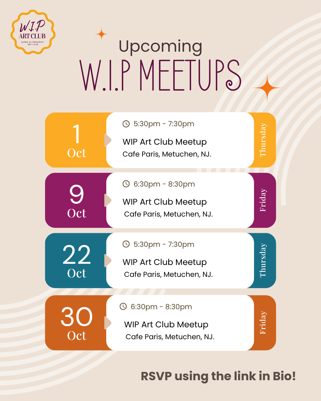W.I.P Art CLub in Middlesex
