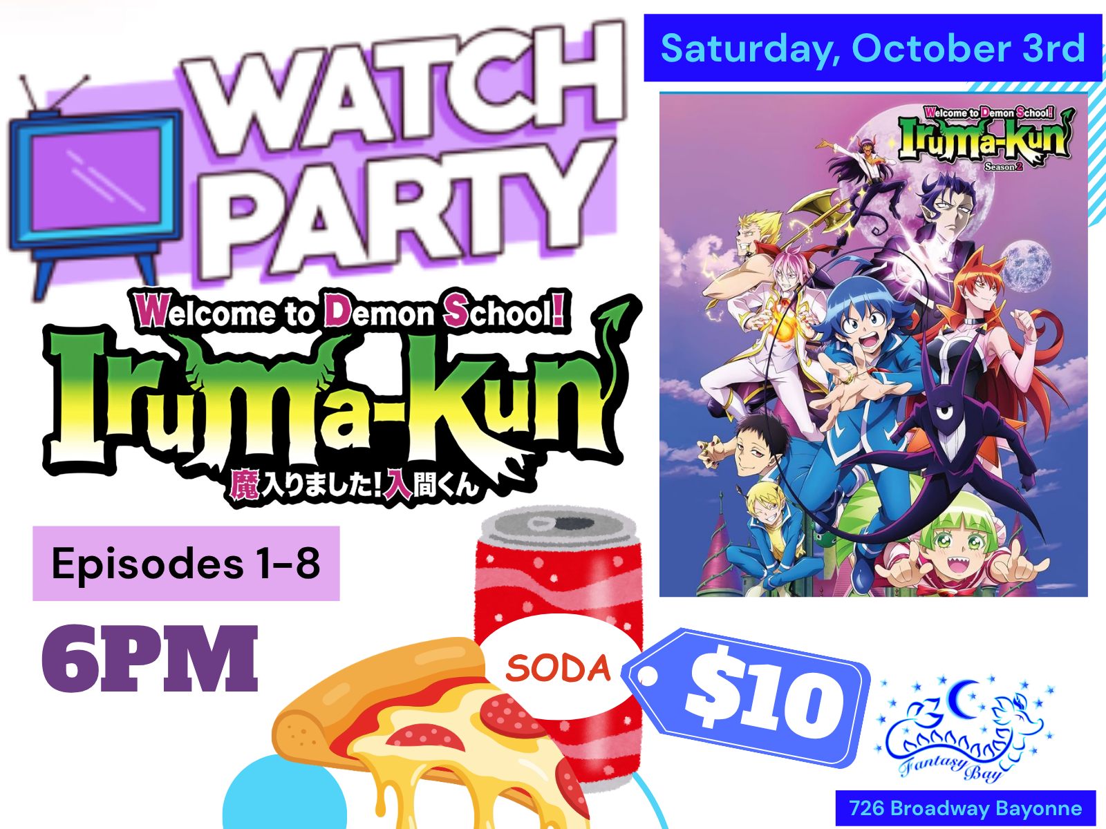 Watch Party for Welcome to Demon School Iruma-kun (Episodes 1-8)