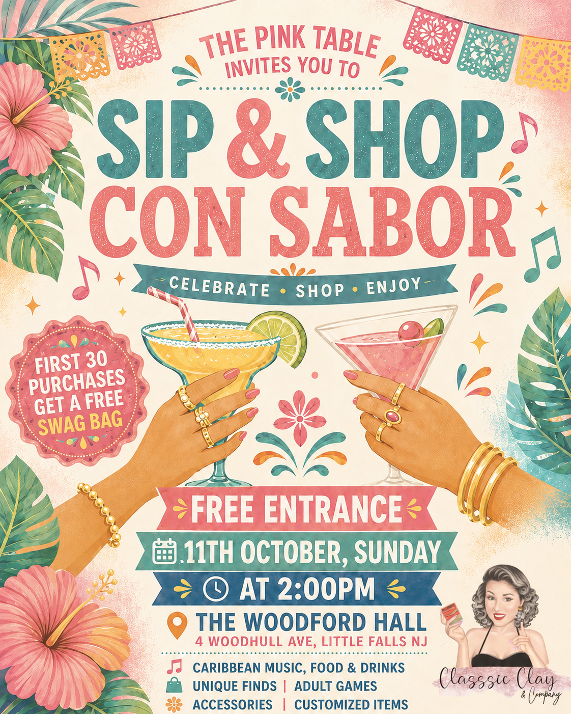 Sip & Shop Con Sabor