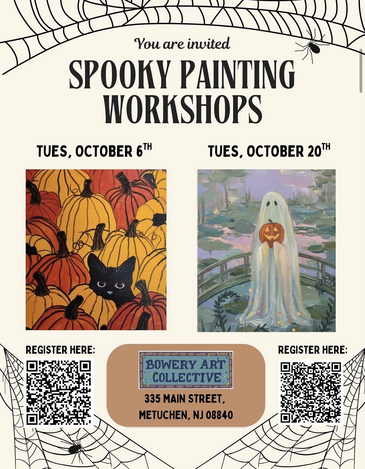 Spooky Painting Workshop: Haunted Monet’s Garden