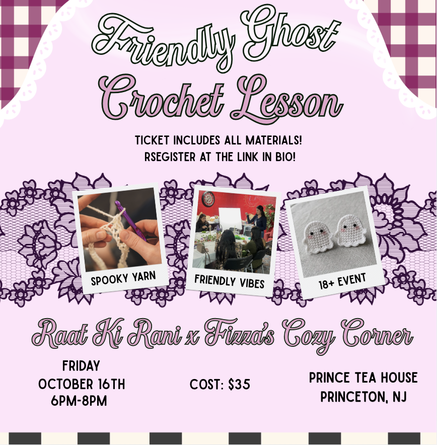 Friendly Ghost Crochet Lesson in Princeton 18+ in Mercer