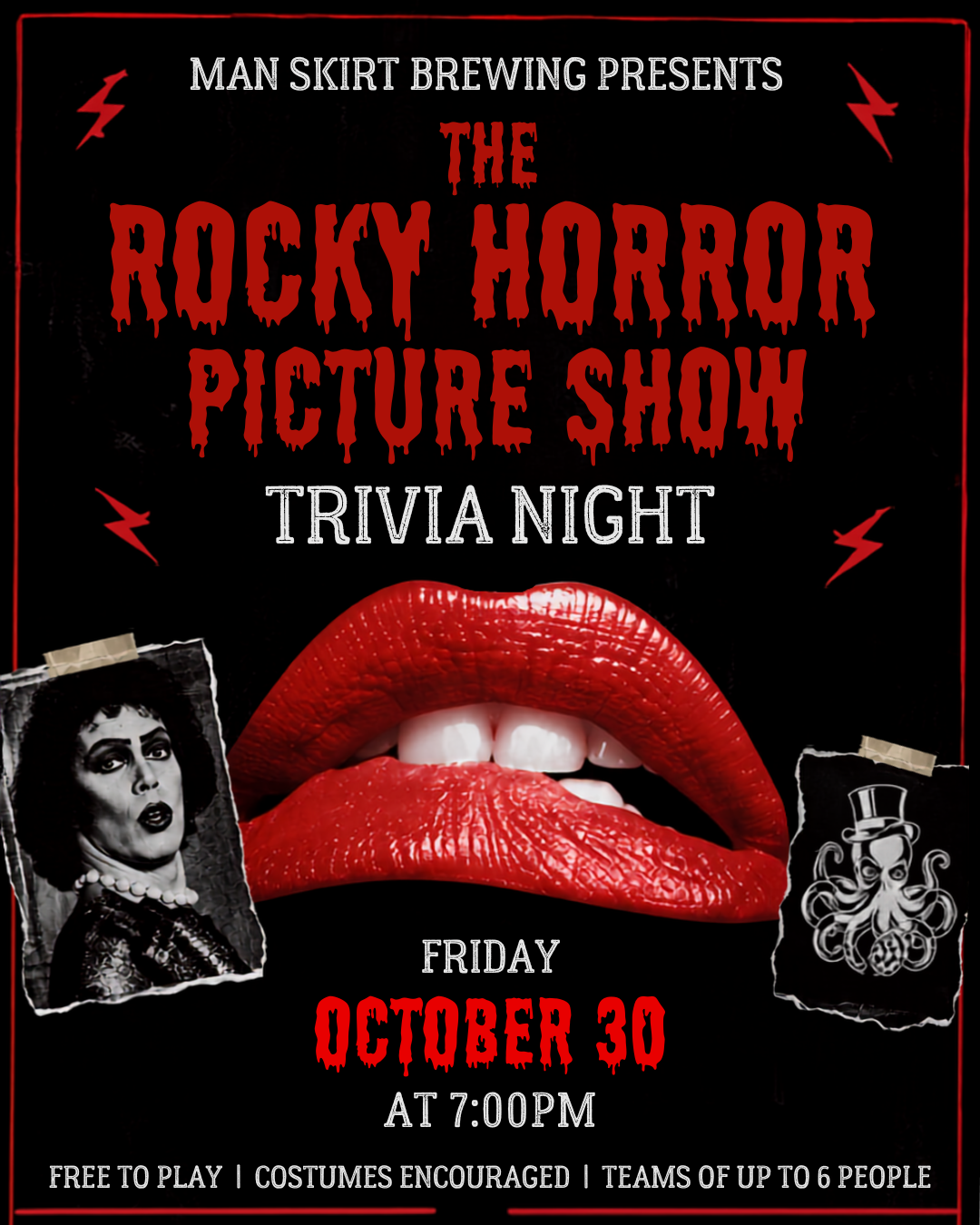 Rocky Horror Picture Show Trivia Night